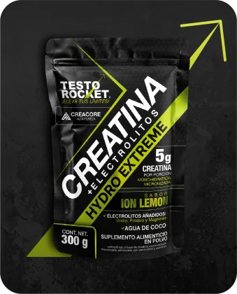 Creatina Con Electrolitos Testo Rocket